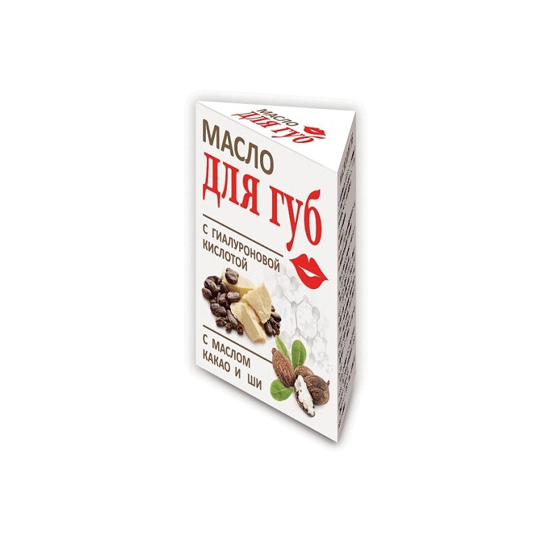 

Масло для губ с гиалуроновой кислотой Какао-масло Ши 15 мл