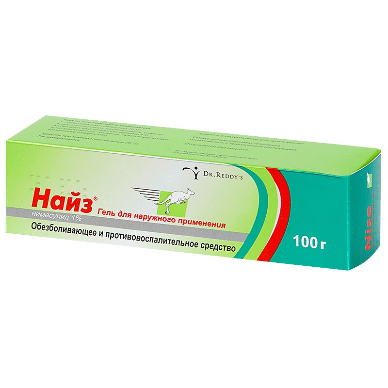 

Найз 1% гель для наружного применения 100 г