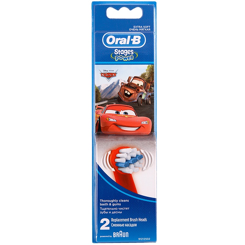 

Насадка Oral-B д/детских эл. щеток Stages Power (EB10K) 2 шт