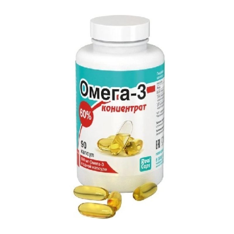 Изображение товара RealCaps Омега-3 концентрат 60% капсулы 90 шт