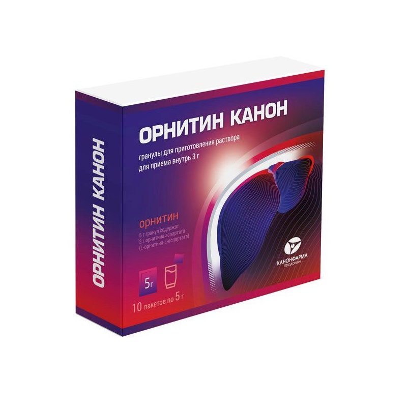 Изображение товара Гранулы для приготовления раствора Канон Орнитин 3 г пачка (10 шт) Изображение товара Гранулы для приготовления раствора Канон Орнитин 3 г пачка (10 шт)