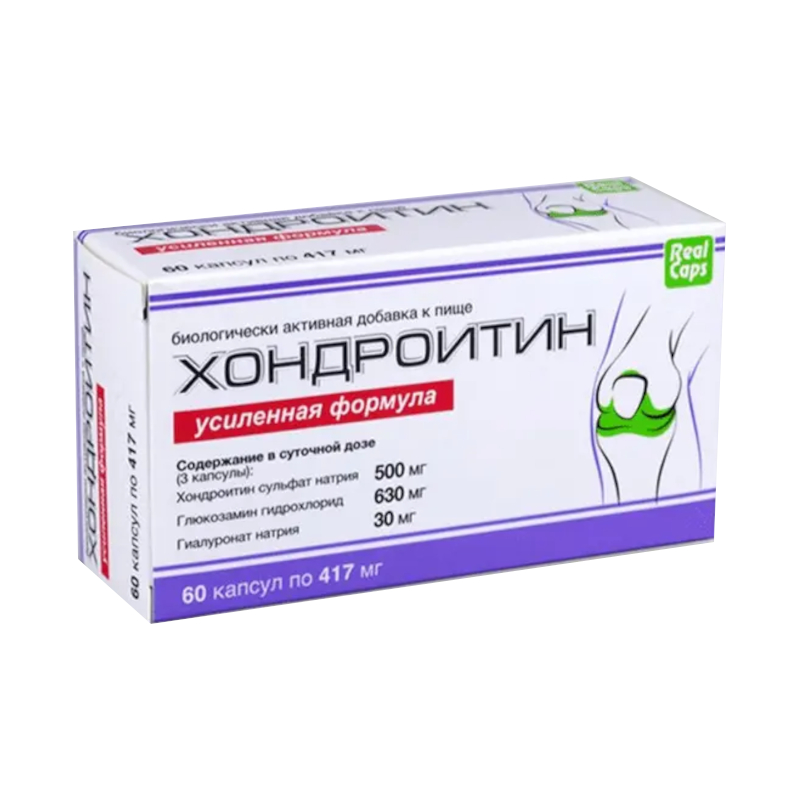 Изображение товара RealCaps Хондроитин Усиленная формула капсулы 60 шт