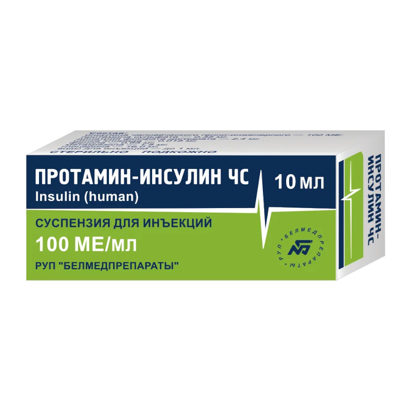 Изображение товара Инсулин Protamoin-Insulin ЧС суспензия 100МЕ/мл 10мл флакон