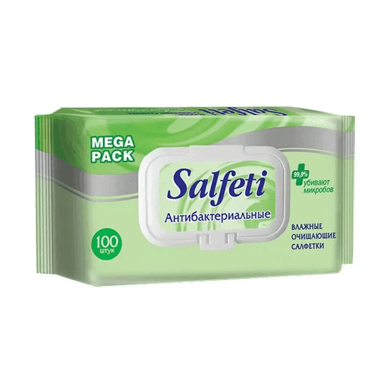 Салфети Салфетки влажные антибактериальные 100 шт loren cosmetic влажные салфетки для интимной гигиены intimal hygiene comfort