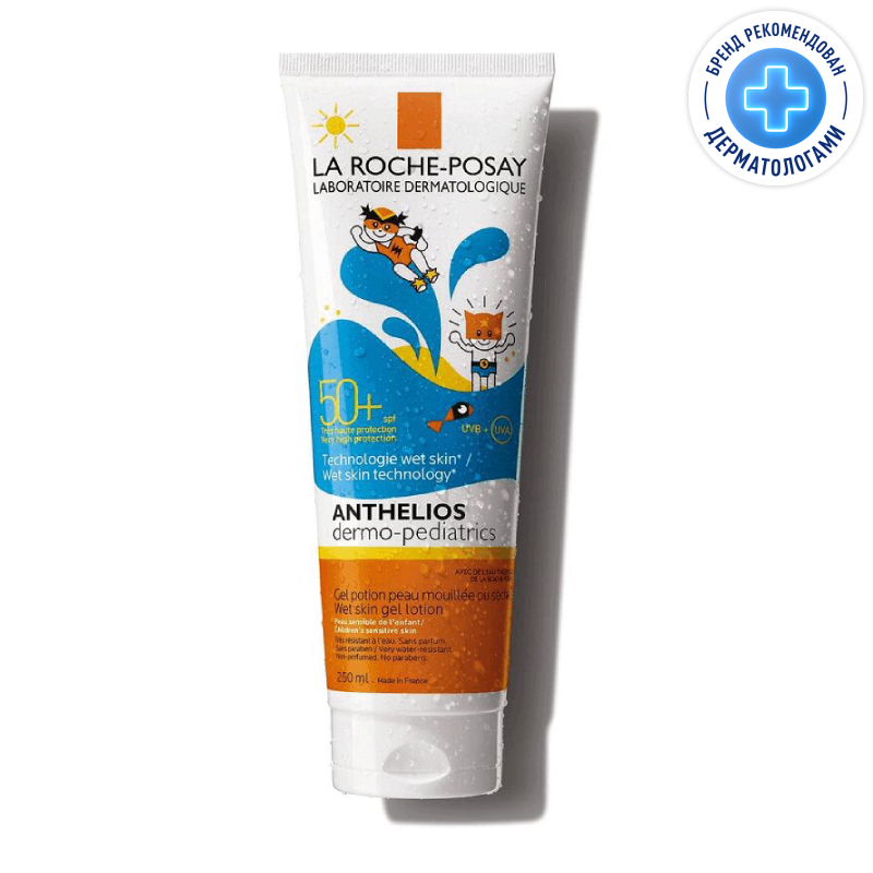 

La Roche-Posay Anthelios Dermo-Pediatrics Гель детский солнцезащитный на влажную кожу SPF 50+ 250 мл
