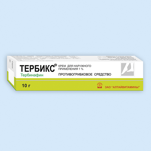 Тербикс крем для наружного применения 10 мг/ г 10 г эркадерил р р д наруж прим 1% фл 10мл