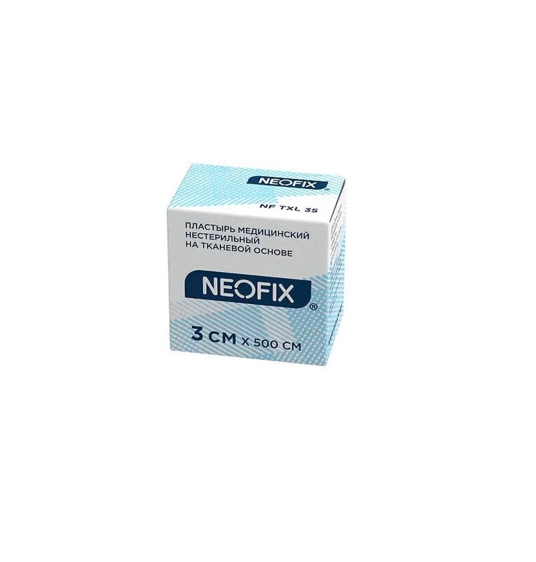 

Neofix Пластырь фиксирующий на тканой основе 3 см х 500 см 1 шт
