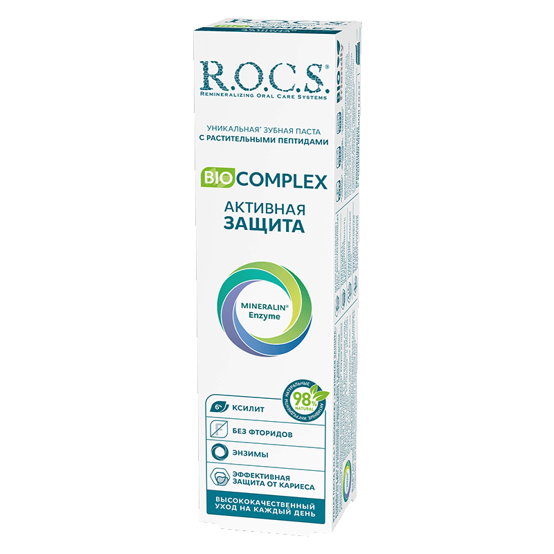 Изображение товара R.O.C.S. BioСomplex Зубная паста активная защита 94 г