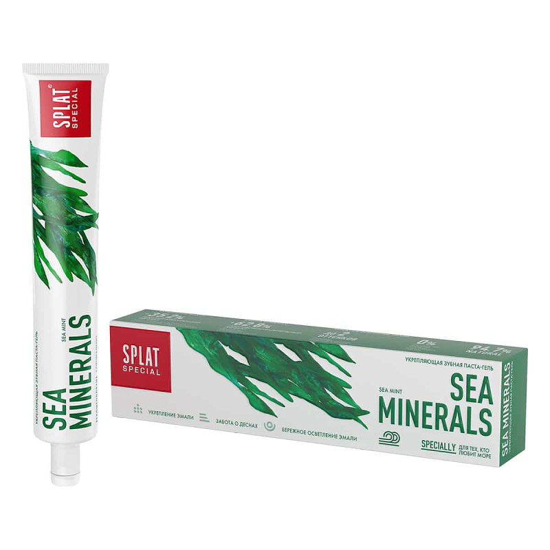 

Splat Special Sea Minerals Зубная паста от кариеса для укрепления эмали 75 мл