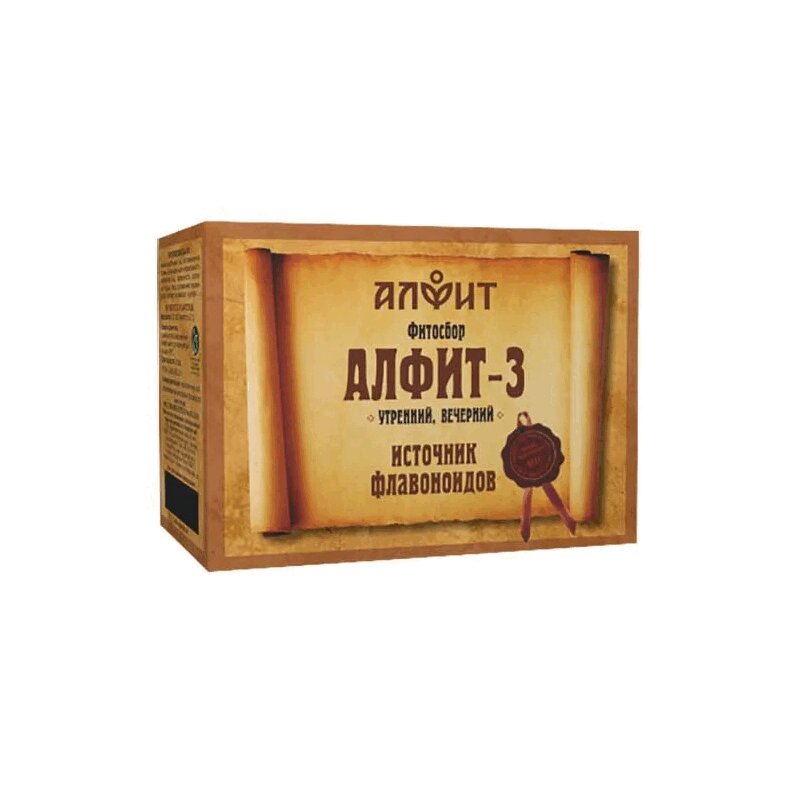 

Алфит-3 сбор печеноный утро+вечер брикет 2г