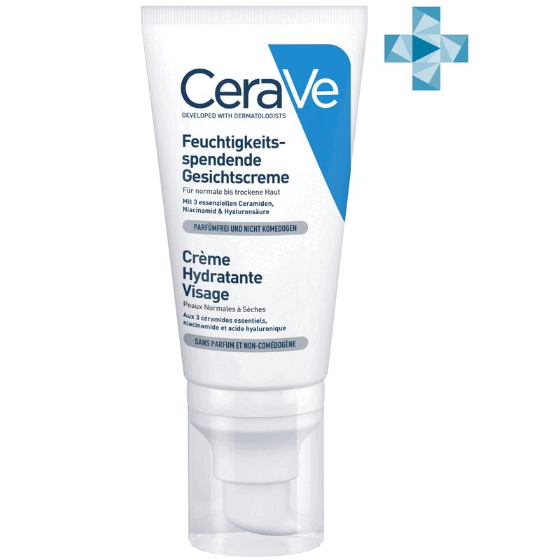 CeraVe Лосьон для лица увлажняющий 52 мл корректирующий крем для лица ccc cream spf50 pa 50мл dark