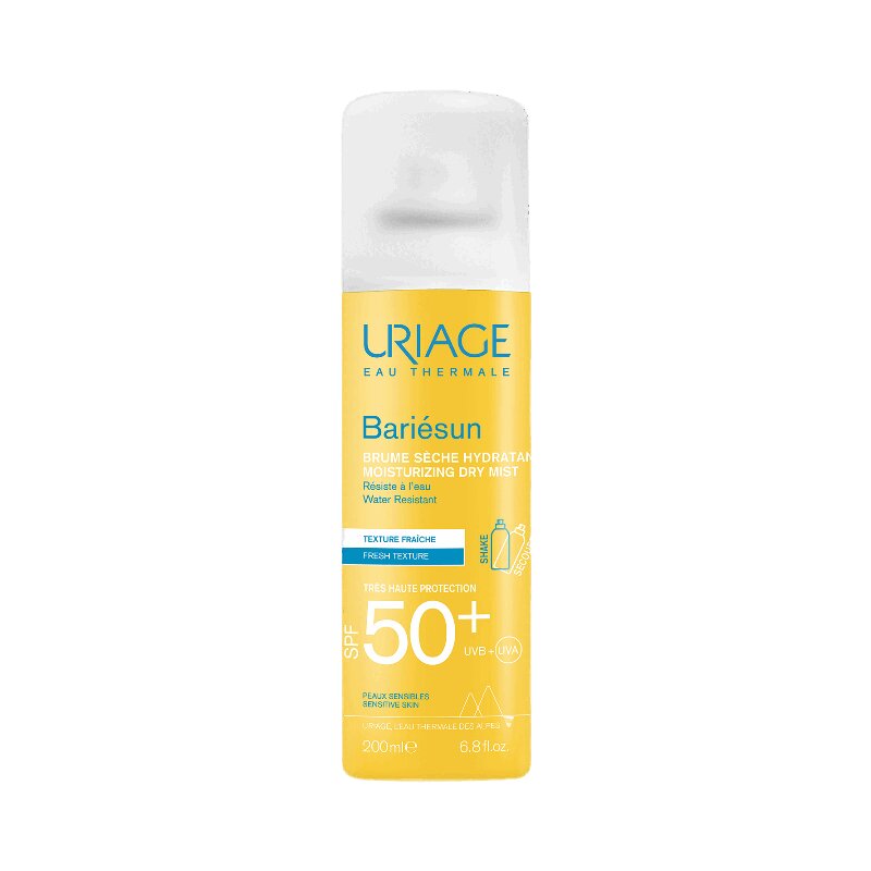 Uriage Барьесан Дымка-спрей для лица и тела сухой SPF50+ 200 мл uriage барьесан spf30 невидимый спрей 200 0