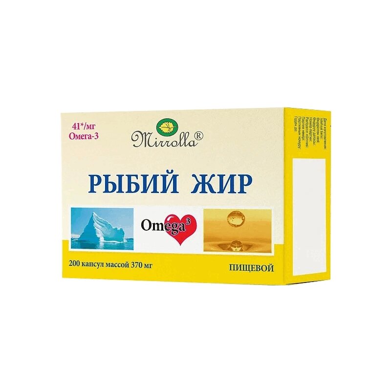 

Mirrolla Рыбий жир капсулы 200 шт