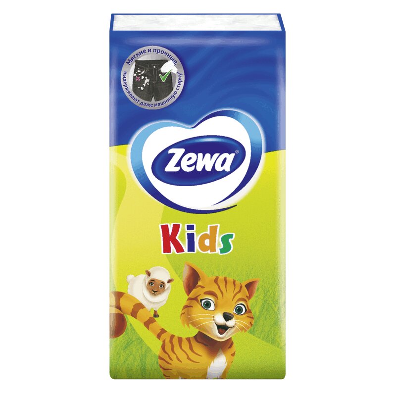 

Zewa Kids Платки бумажные носовые 10 шт