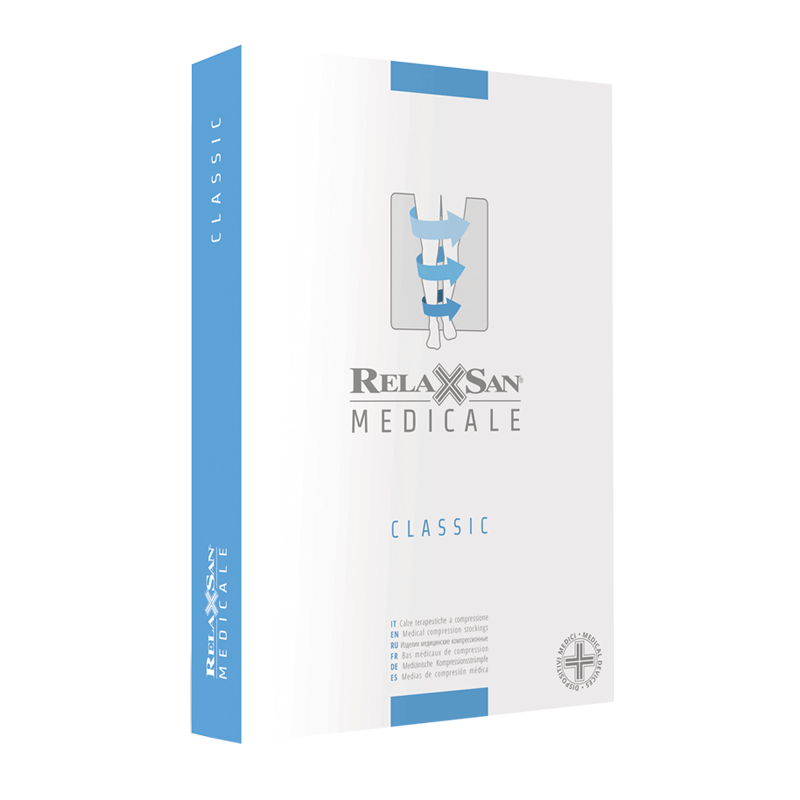 

Relaxsan Medicale Чулки компрессионные с открытым носком Classic 2 класс компрессии размер 5 Телесные