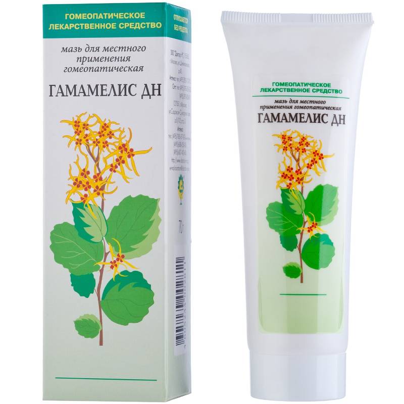Изображение товара Гамамелис ДН мазь гомеопатическая для вен 70 г Россия