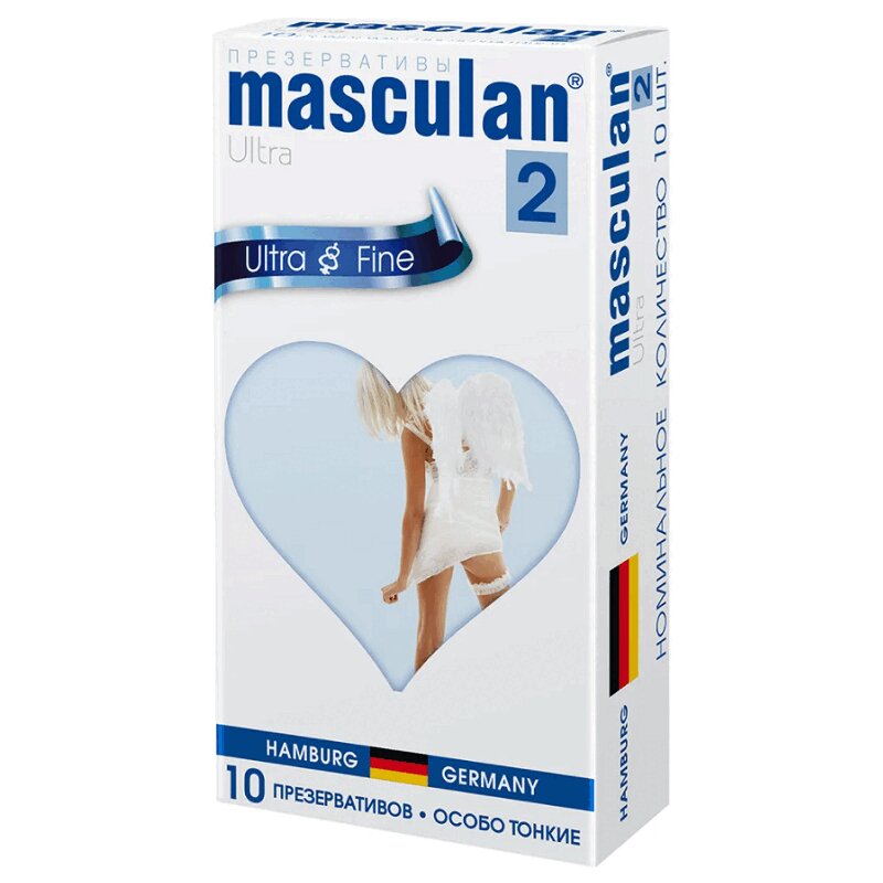 Изображение товара Masculan 2 Ultra Fine — особо тонкие презервативы 10 шт Германия