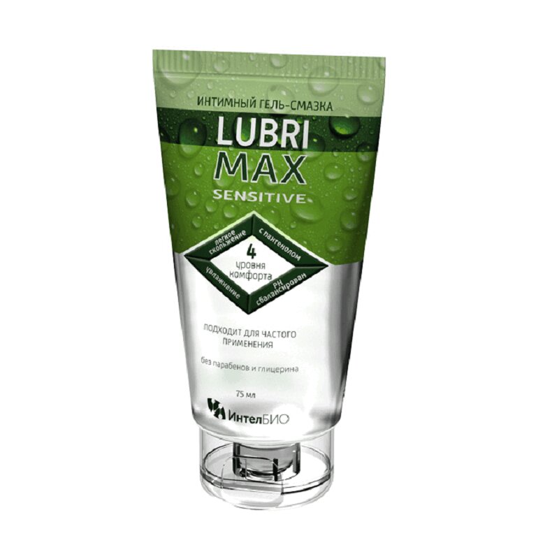 Изображение товара lubrimax Sensitive Гель-смазка для чувствительного скольжения 75 мл