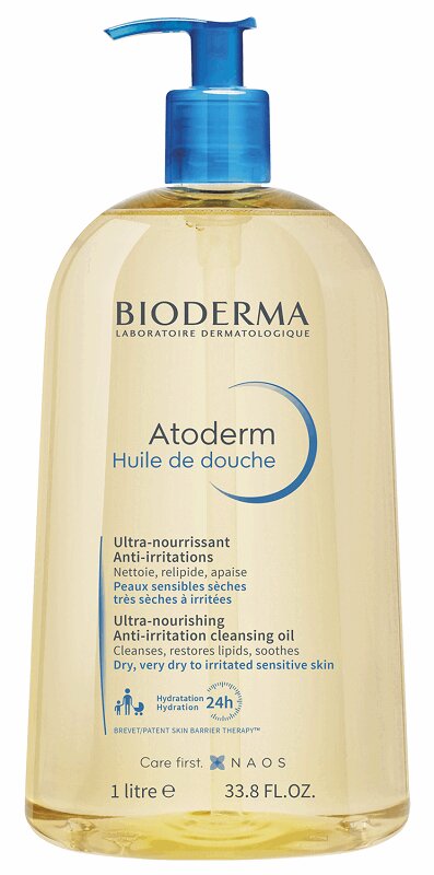 Bioderma Атодерм масло для душа для сухой кожи 1000 мл фл.с доз. скребок для кожи педикюрный dewal beauty
