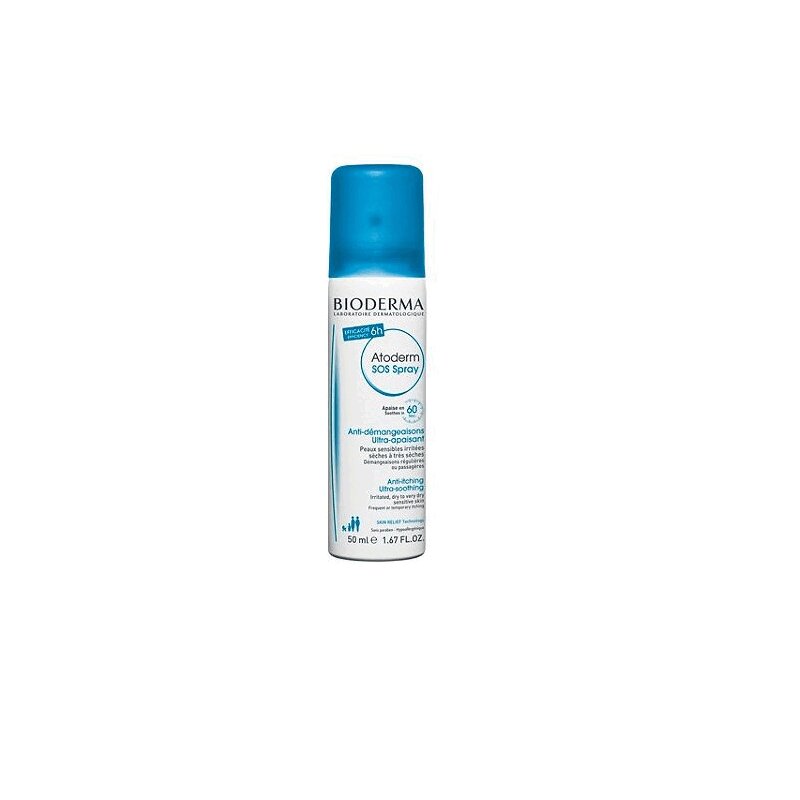 

Bioderma Атодерм SOS спрей для лица и тела успокаивающий 50 мл