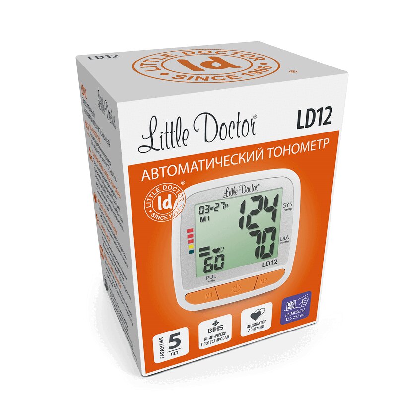 

Little Doctor Тонометр автоматический LD-12 на запястье