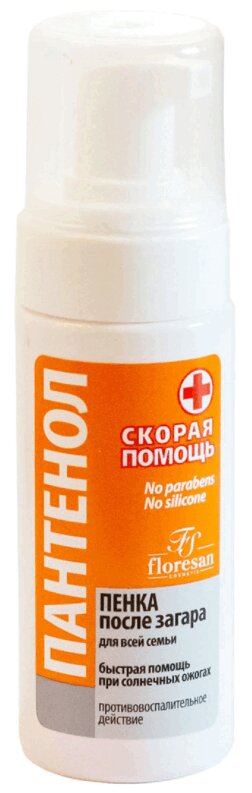 

Скорая Помощь Пантенол пенка после загара 150 мл