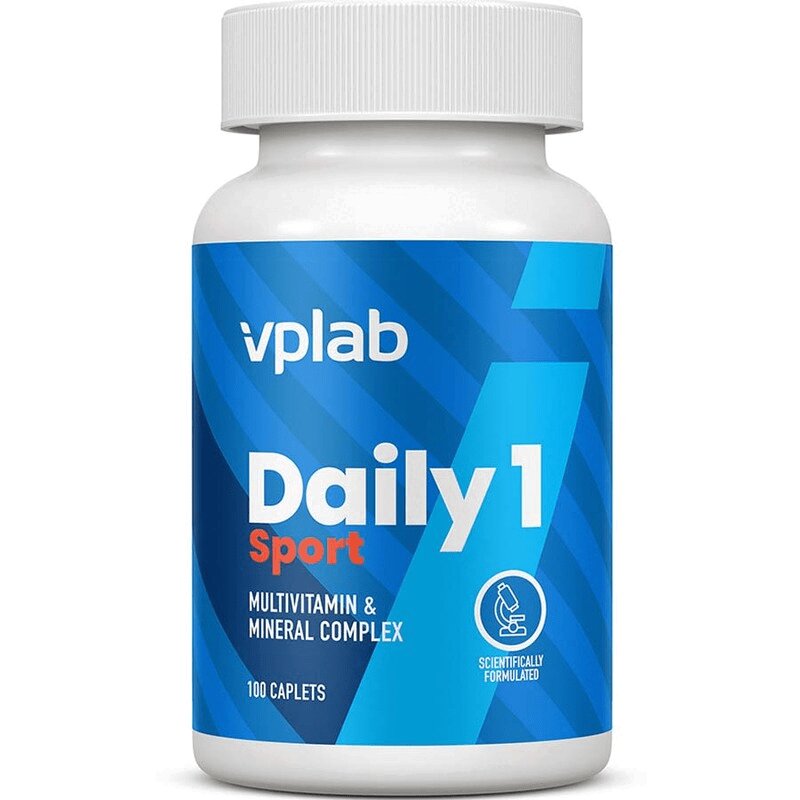 VPLab Дейли 1 витаминный комплекс каплеты 100 шт vplab витаминно минеральный комплекс для мужчин ultra men s sport multivitamin formula