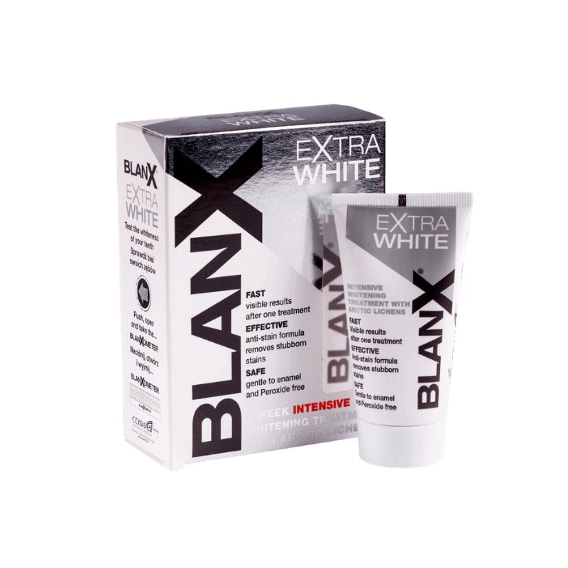 Blanx Экстра Вайт Зубная паста интенсивно отбеливающая 50 мл дорзолан экстра 0 02 мл 0 005мл 5мл