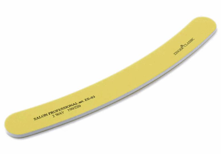 Zinger Пилка мягкая-бумеранг kaizer комплект 3 предмета клиппер ножницы пилка