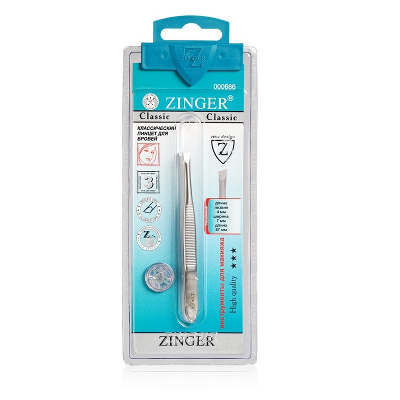 Изображение товара Zinger Пинцет скошенный