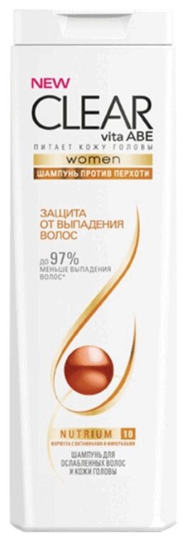 Изображение товара CLEAR Вита ABE Защита от выпадения волос Шампунь против перхоти для женщин 400 мл