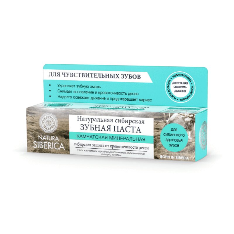 

Natura Siberika Зубная паста камчатская минеральная 100 г