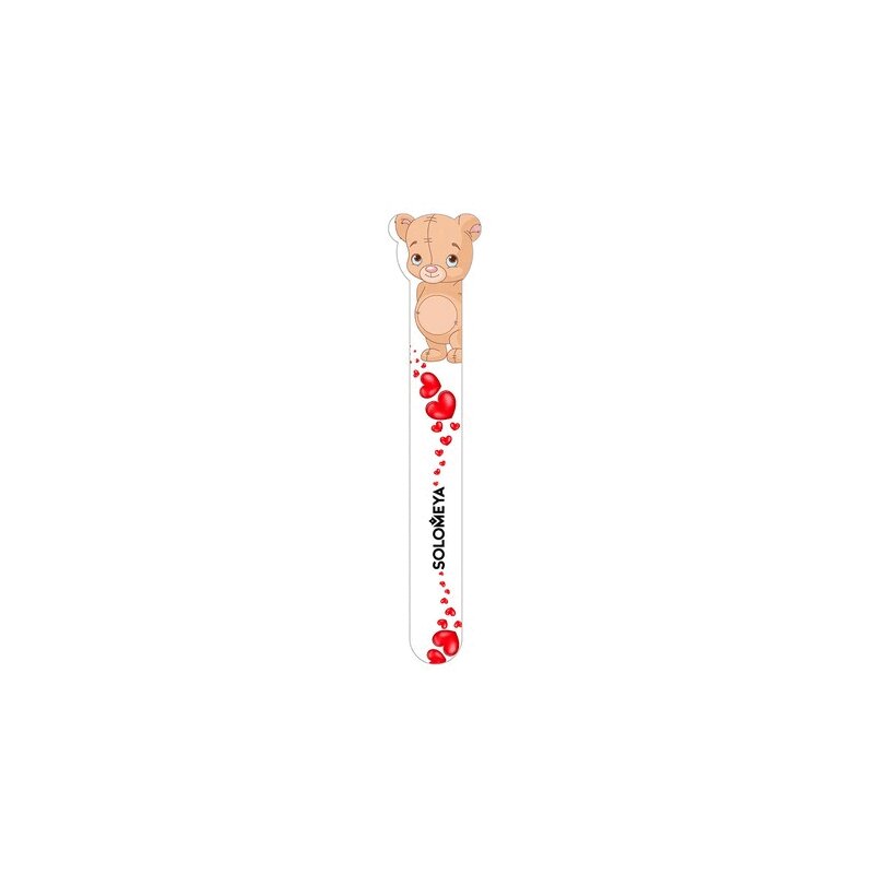 Соломея Плюшевый мишка Пилка д/натуральных и искусств.ногтей гель краска для ногтей glam gel 2423 2423 сапфир 5 мл