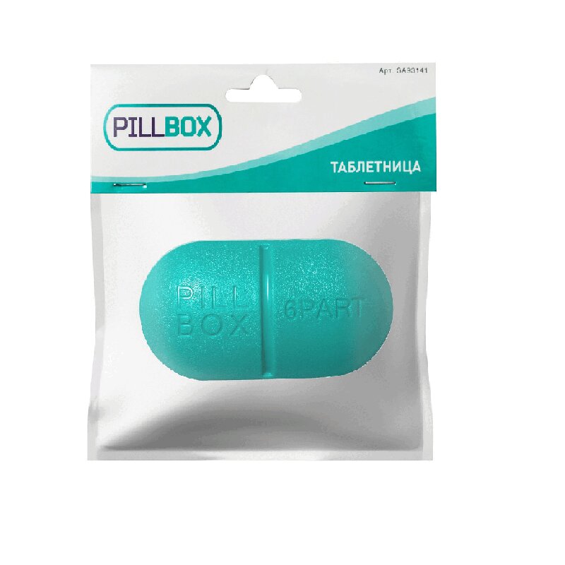 Изображение товара Pill Box Таблетница карманная 6 отделений