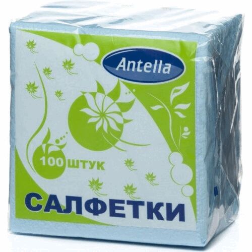 

Антелла салфетки бумажные Белые/Желтые/Розовые