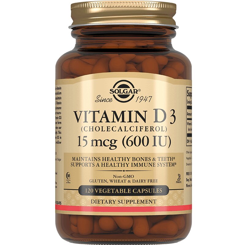 Solgar Витамин Д3 600МЕ капсулы 120 шт алтайвитамины витамин d3 холекальциферол 600 ме капсулы 30 шт