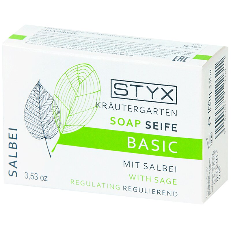 

STYX Krautergarten Мыло косметическое натуральное Шалфей 100 г