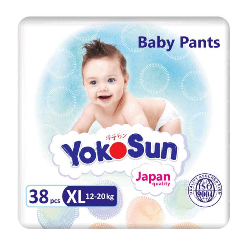 

Yokosun Подгузники-трусики р.XL (12-20 кг) 38 шт