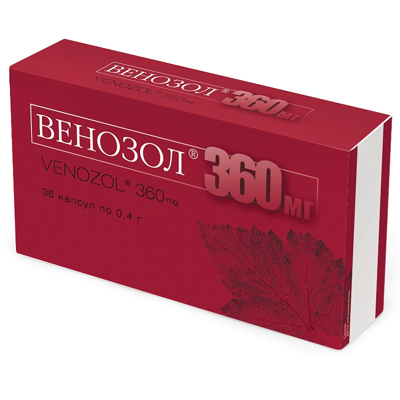 Венозол 360 мг капсулы 400 мг 36 шт