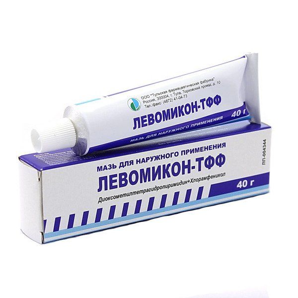 Левомикон-ТФФ мазь для наружного применения 40 г туба 1 шт