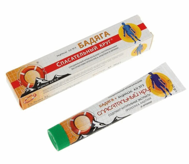 Изображение товара Спасательный круг Крем-бальзам специальный Бадяга-Мумие 50 г