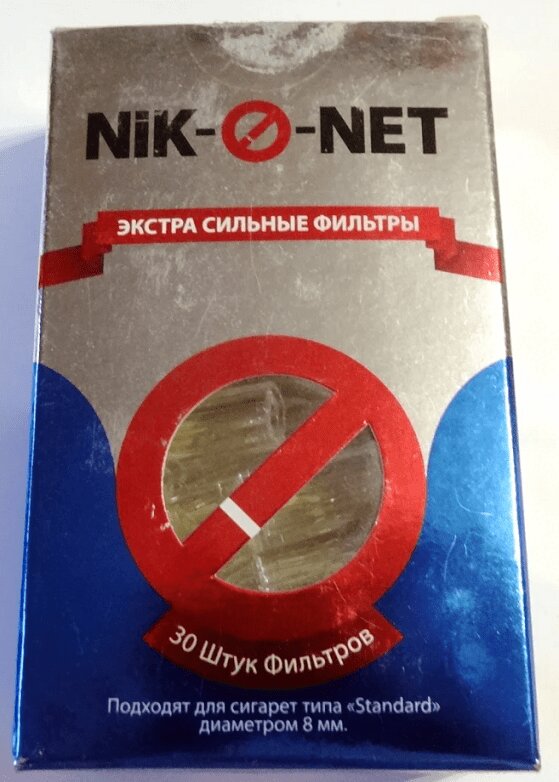Ник-о-Нет Мундштук-фильтр сигаретный 30 шт борьба за огонь с илл