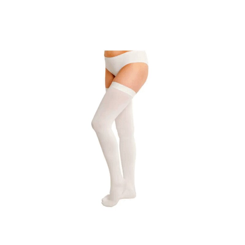 

Интекс Элеганс Чулки антиэмболические на резинке (18-22mmHg) белый р.L