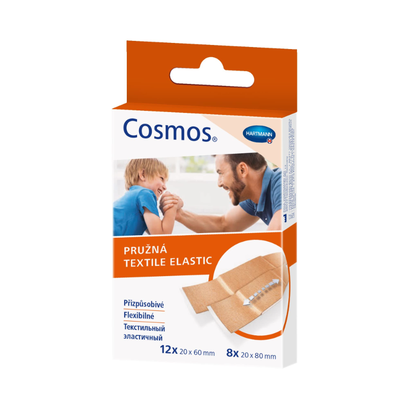 

Cosmos Textil Elastic Пластырь эластичный Телесный Набор 20 шт