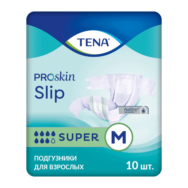

Подгузники для взрослых "Тена" Слип Супер M №10