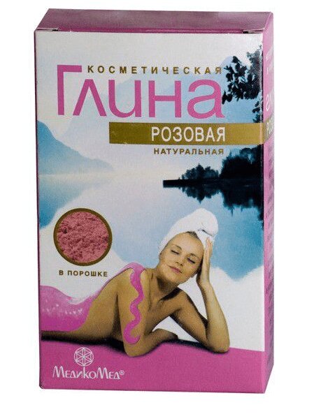 Глина розовая косметическая 100 г laboratory katrin глина косметическая розовая гималайская для лица тела и волос 100