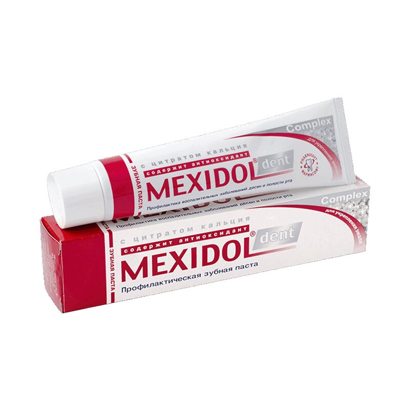 Изображение товара Зубная паста Фармасофт Mexidol Dent Complex 65 г для укрепления эмали