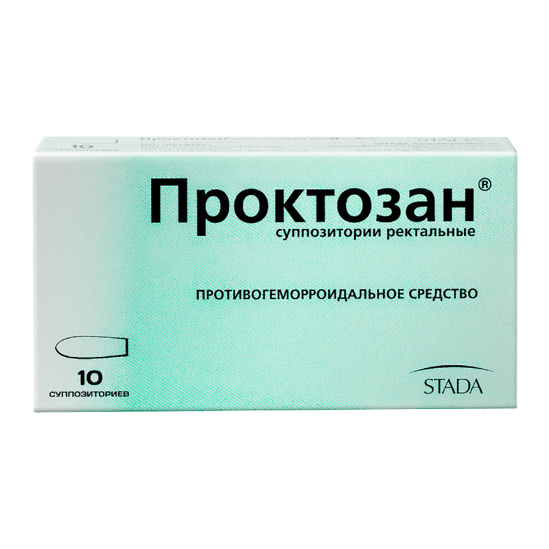 

Проктозан суппозитории ректальные 10 шт