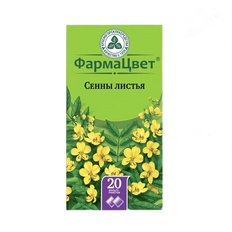 

Сенна листья фильтр-пакеты 1,5 г 20 шт