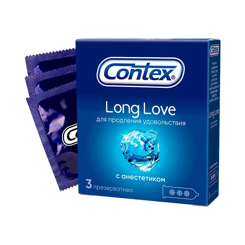 Изображение товара Contex Long Love Презервативы с анестетиком 3 шт